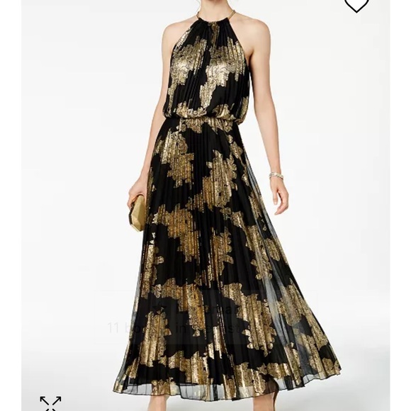 MSK
Metallic-Print Pleated Blouson Gown size 6 brand new - Picture 6 of 12